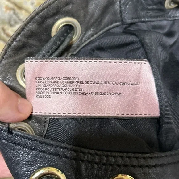 Y2K Juicy Couture Vintage Genuine Leather Shoulder Bag Shoulder Quilted - Picture 13 of 16